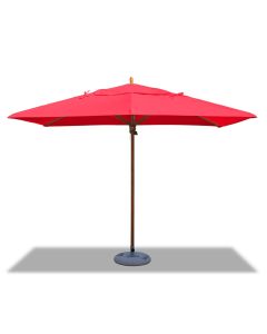 Tradewinds Classic Rectangular Centre Pole Parasol 200x300cm. Choose from 8 Canopy Colours.