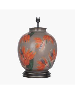 Bird of Paradise Glass Large Lamp Base