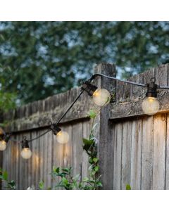 Party Lights 20 Warm White LED.  Clear Bulb. Multi Function