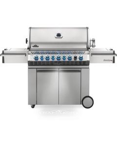 Napoleon Prestige Pro 665 - 5 Burner Gas BBQ, Sizzle Zone, Smoker Burner, Rear Burner