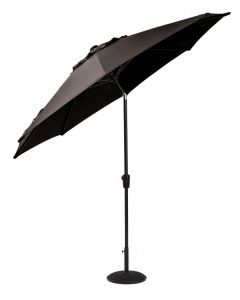 Elizabeth 300cm Round Crank & Tilt Parasol. Carbon Canopy.