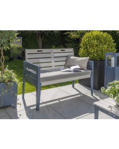Galaxy 2 Seat Bench with Cushion