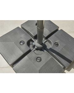 Royce 4  x  20kg Water Fillable Base (Only Sold with a Royce Cantilever Parasol)