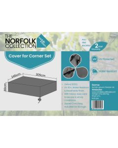 Large Corner Lounge Set Weather Cover - L275cm x W215cm x H75cm