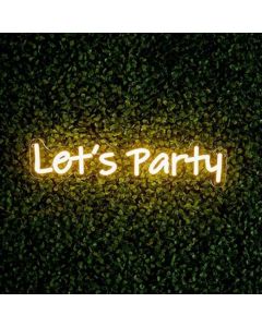 Let's Party Neon Sign