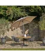 Platinum Riva 250cm Round Champagne Parasol