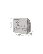 3 Seat Swing Seat Weather Cover 220x150x170cm