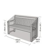 3-4 Seat Bench Weather Cover 193x66x81cm 