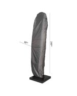 Free Arm Parasol Aerocover 240 x 68cm