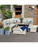 Levante Corner Lounge Set with Adjustable Table