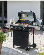 Vista 3 Burner Gas BBQ with Side Burner